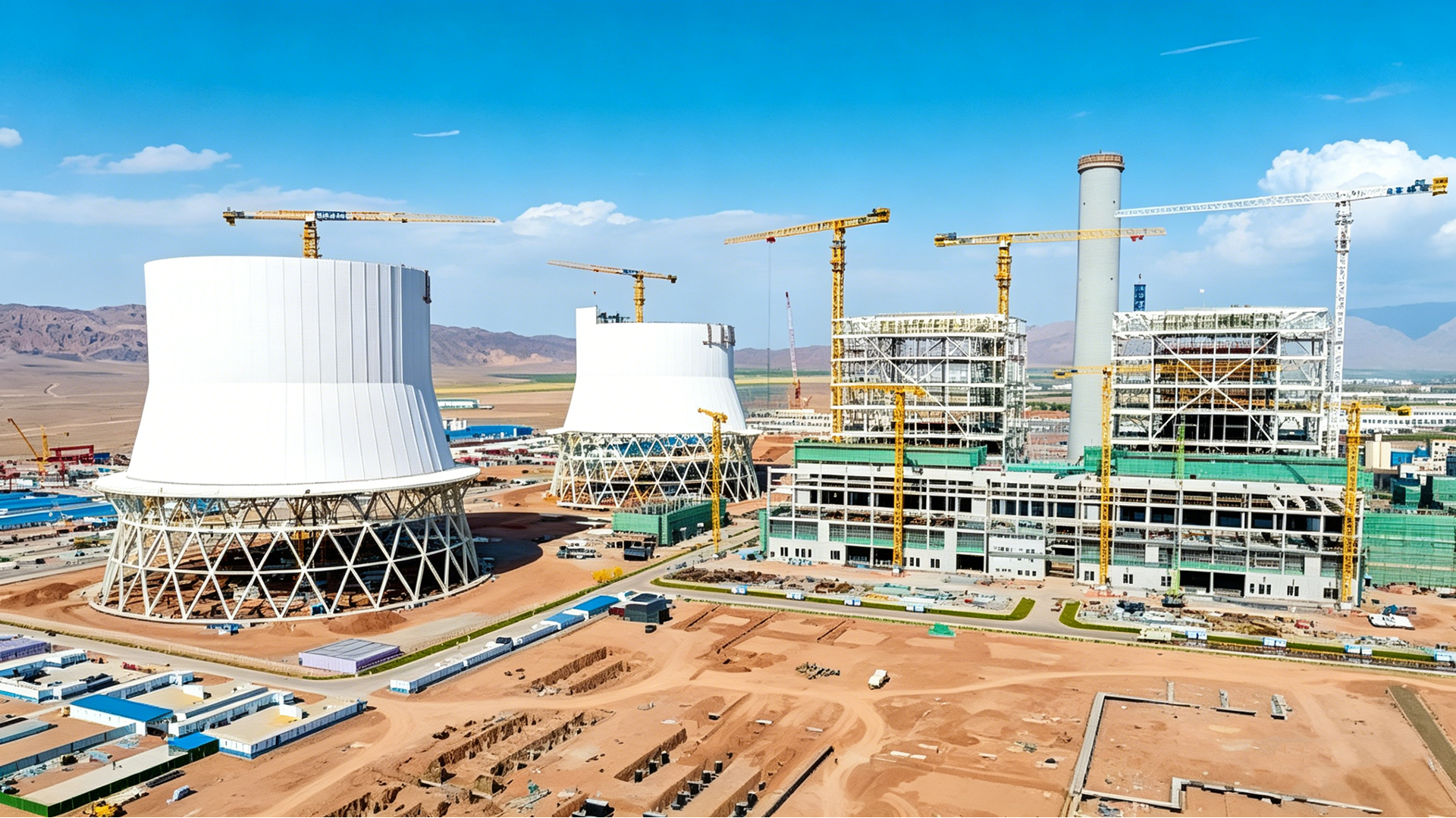 甘肃某电厂2×1000MW机组扩建工程智慧工地建设项目